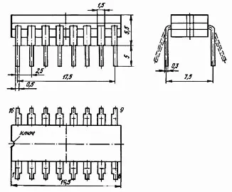 КМ155ЛД3 микросхема фото 2