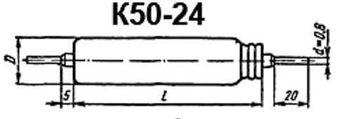 К50-24 100в 4.7 мкф фото 2 К50-24 100в 4.7 мкф фото 2