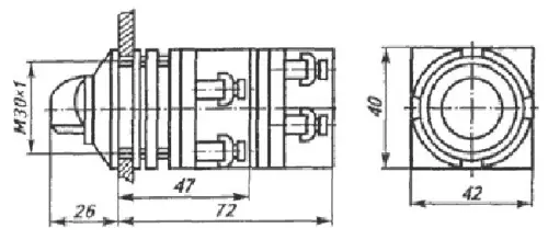 ПЕ-082 переключатель (исп.1) фото 3