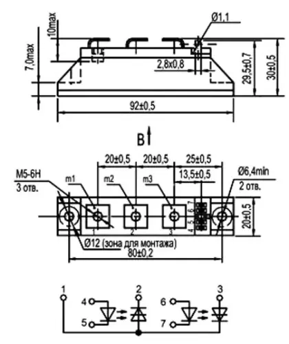 МТОТО4-80-11 силовой модуль фото 3