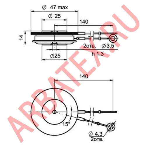 ТБ133-200-10 тиристор фото 3