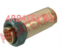 РС7БТВ розетка с кожухом фото РС7БТВ розетка с кожухом Разъемы разное фото