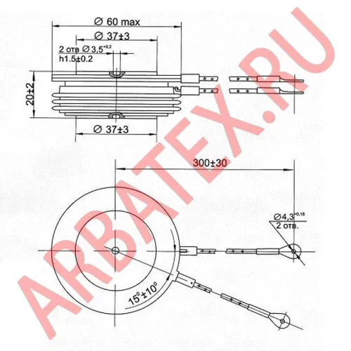 ТБ143-100-12-643 тиристор фото 3